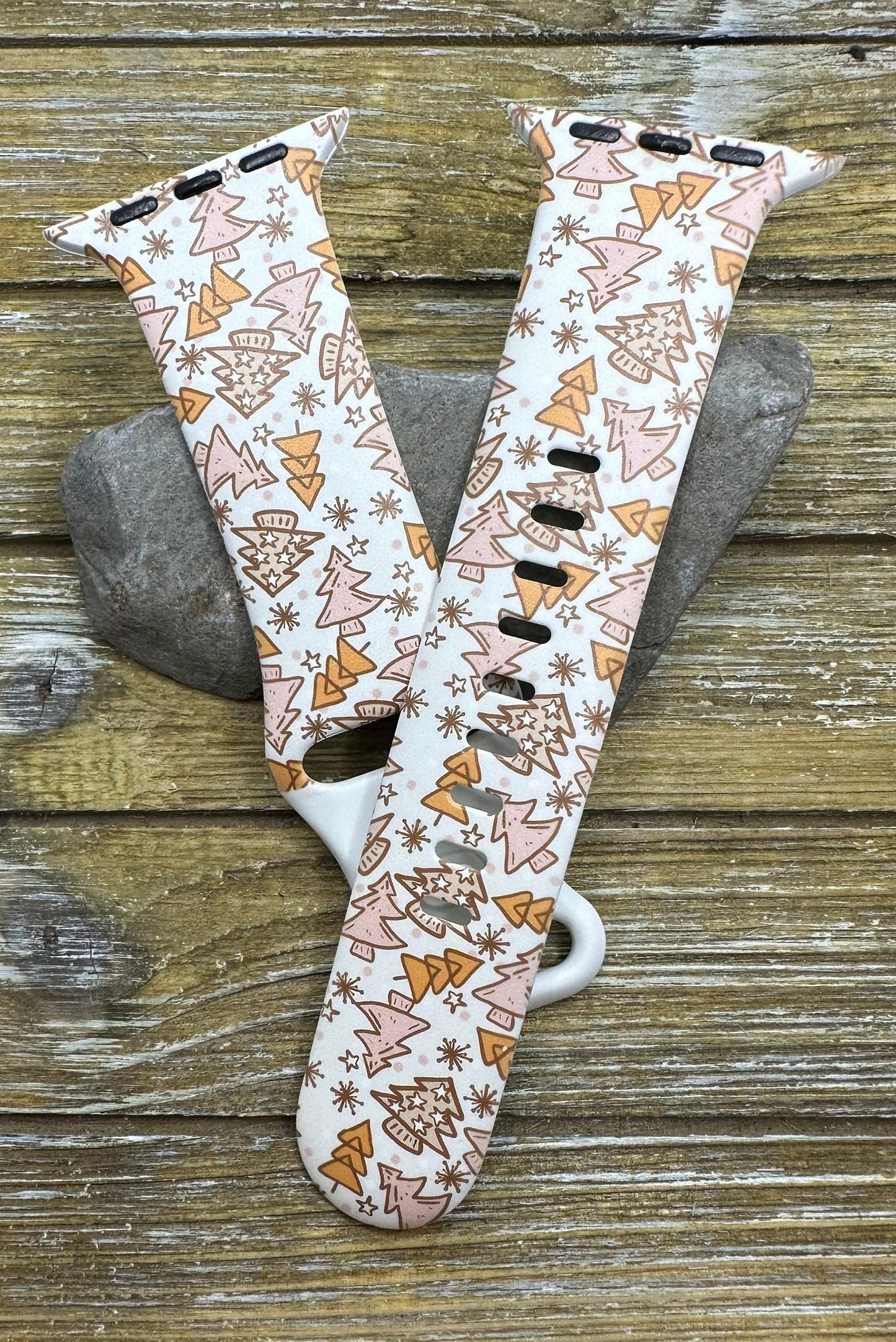 Christmas Trees Watch Band compatible with Apple Watch 38mm 40mm 41mm 42mm 44mm 45mm