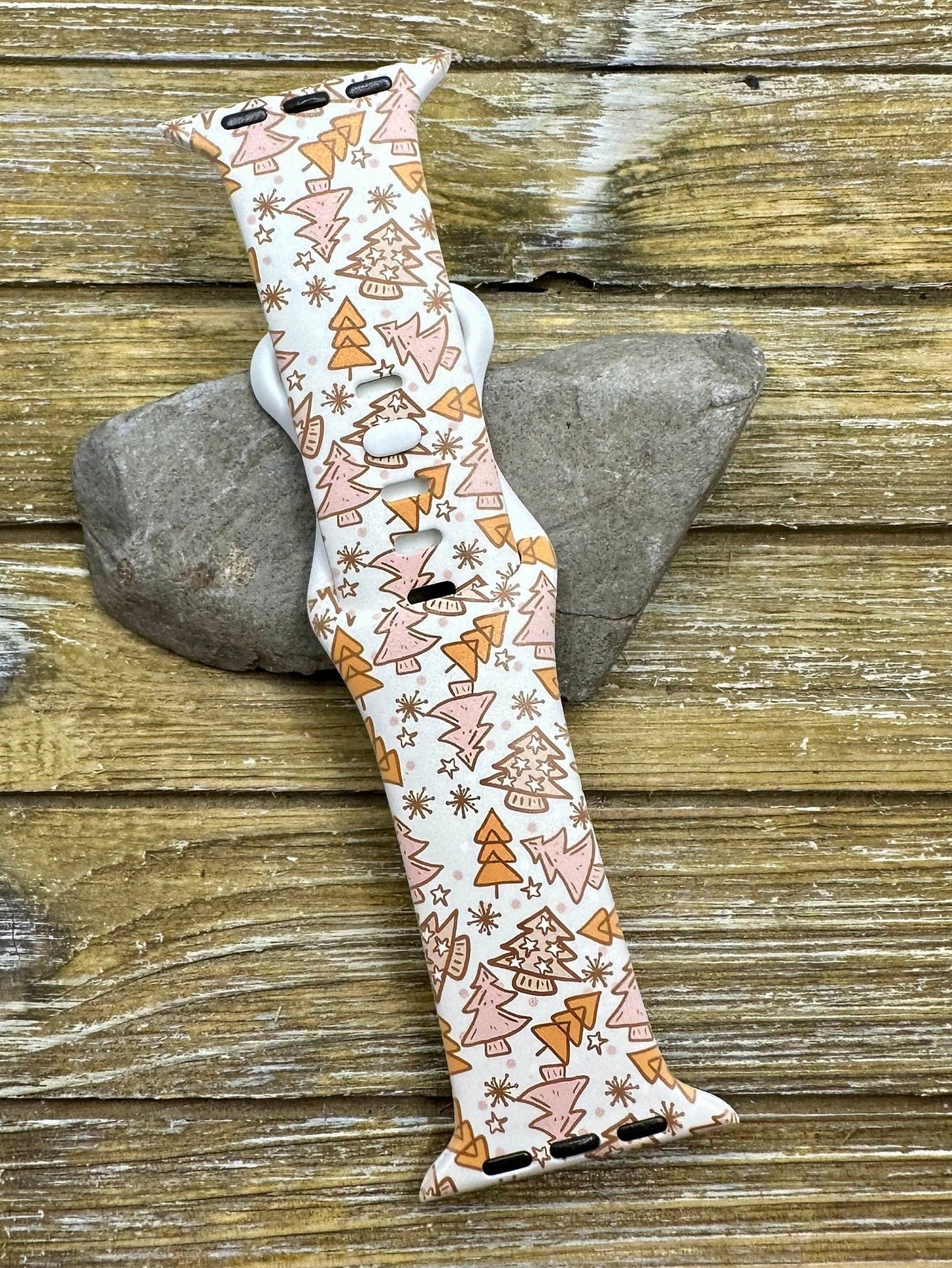 Christmas Trees Watch Band compatible with Apple Watch 38mm 40mm 41mm 42mm 44mm 45mm