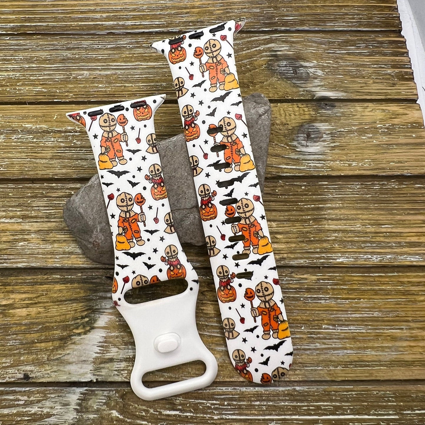 Halloween Autumn Fall watch band for apple | halloween watch band tpu silicone 38mm 40mm 41mm 42mm 44mm 45mm printed spooky band