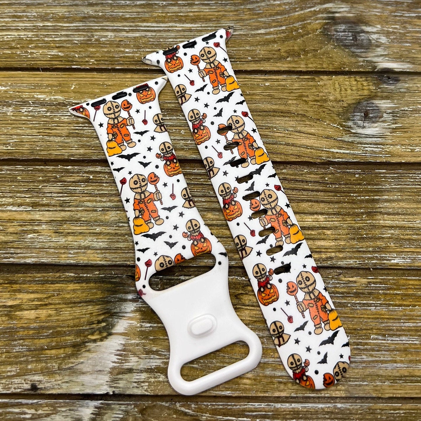 Halloween Autumn Fall watch band for apple | halloween watch band tpu silicone 38mm 40mm 41mm 42mm 44mm 45mm printed spooky band