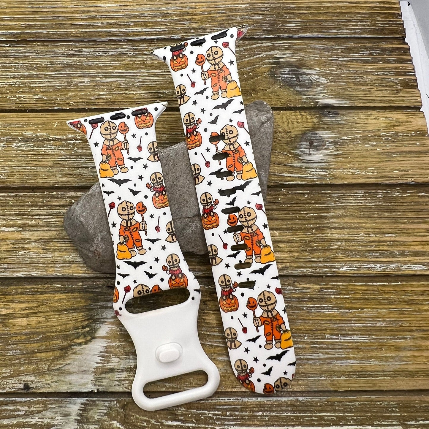 Halloween Autumn Fall watch band for apple | halloween watch band tpu silicone 38mm 40mm 41mm 42mm 44mm 45mm printed spooky band