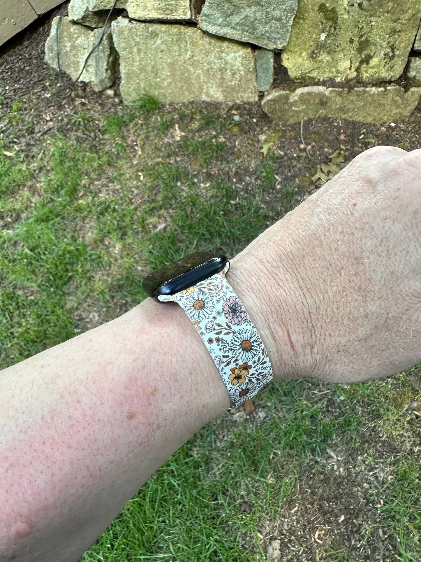 Fall watch band for apple watch fall floral flowers iwatch 20 22 38 40 41 42 44 45 49mm