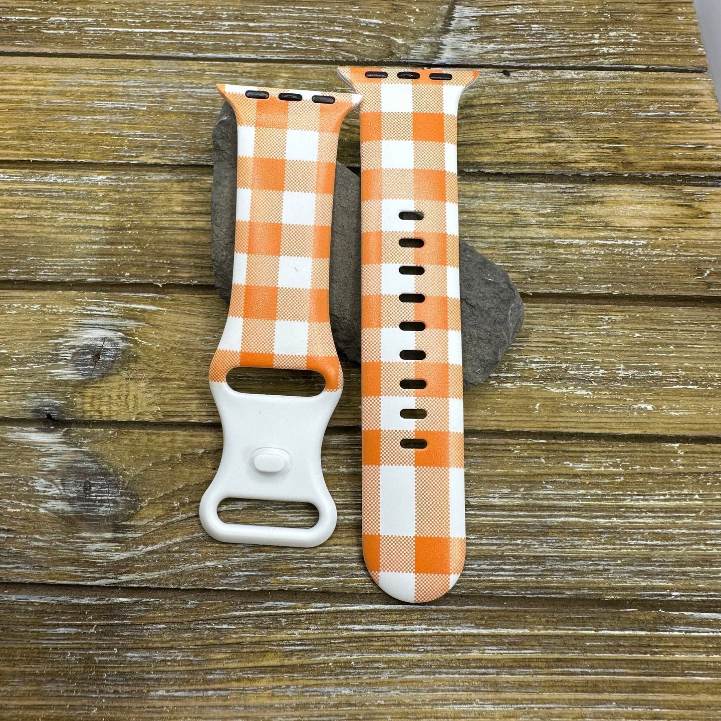 Fall plaid watch band for apple watch 38 40 41 42 44 45 49mm hello fall pumpkins apple watch