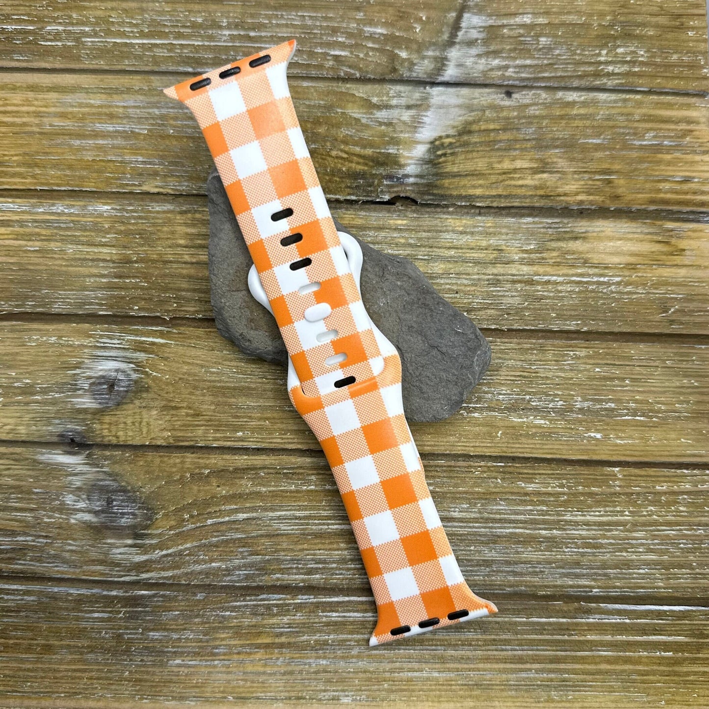 Fall plaid watch band for apple watch 38 40 41 42 44 45 49mm hello fall pumpkins apple watch