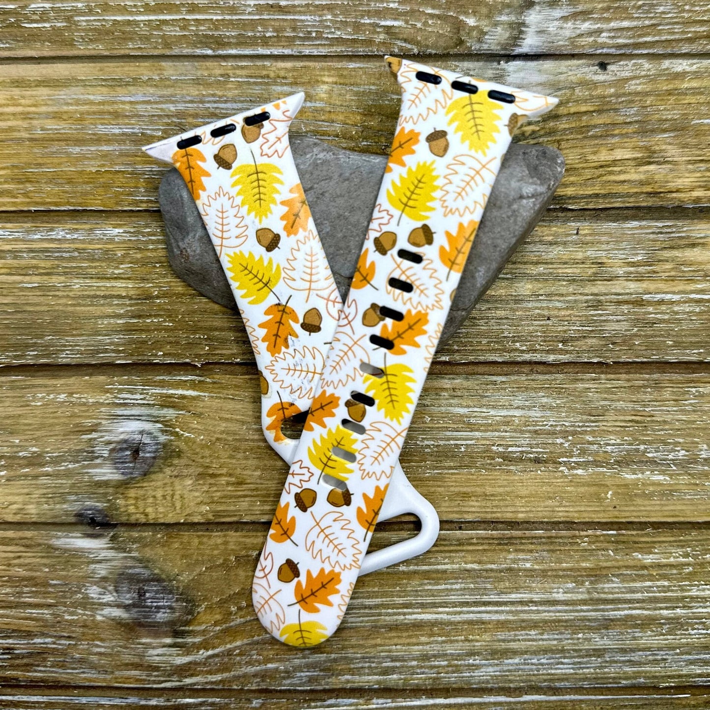 Fall Leaves Watch Band for Apple Hello Fall Leaves Autumn 20 22 38 40 41 42 44 45 49mm