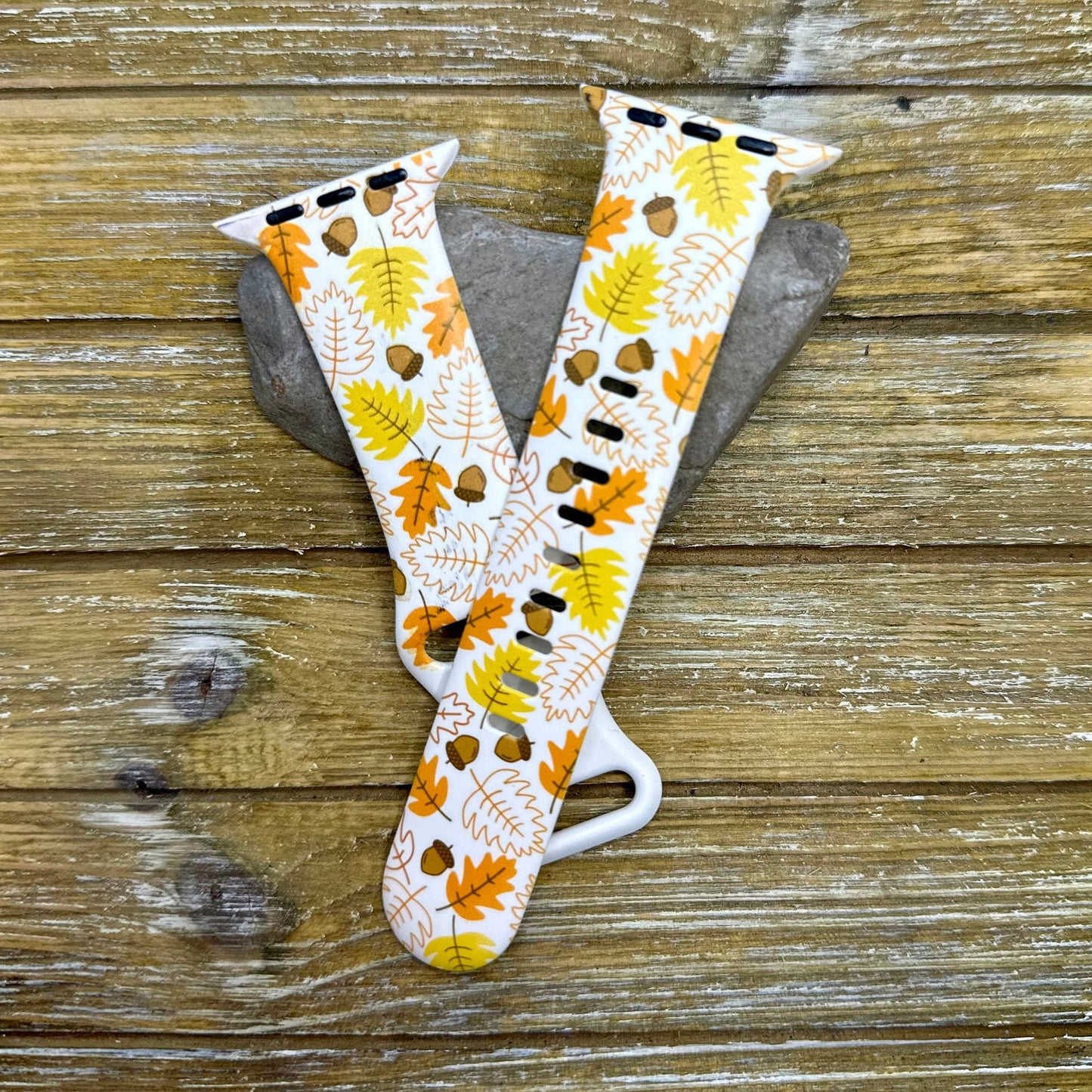 Fall Leaves Watch Band for Apple Hello Fall Leaves Autumn 20 22 38 40 41 42 44 45 49mm