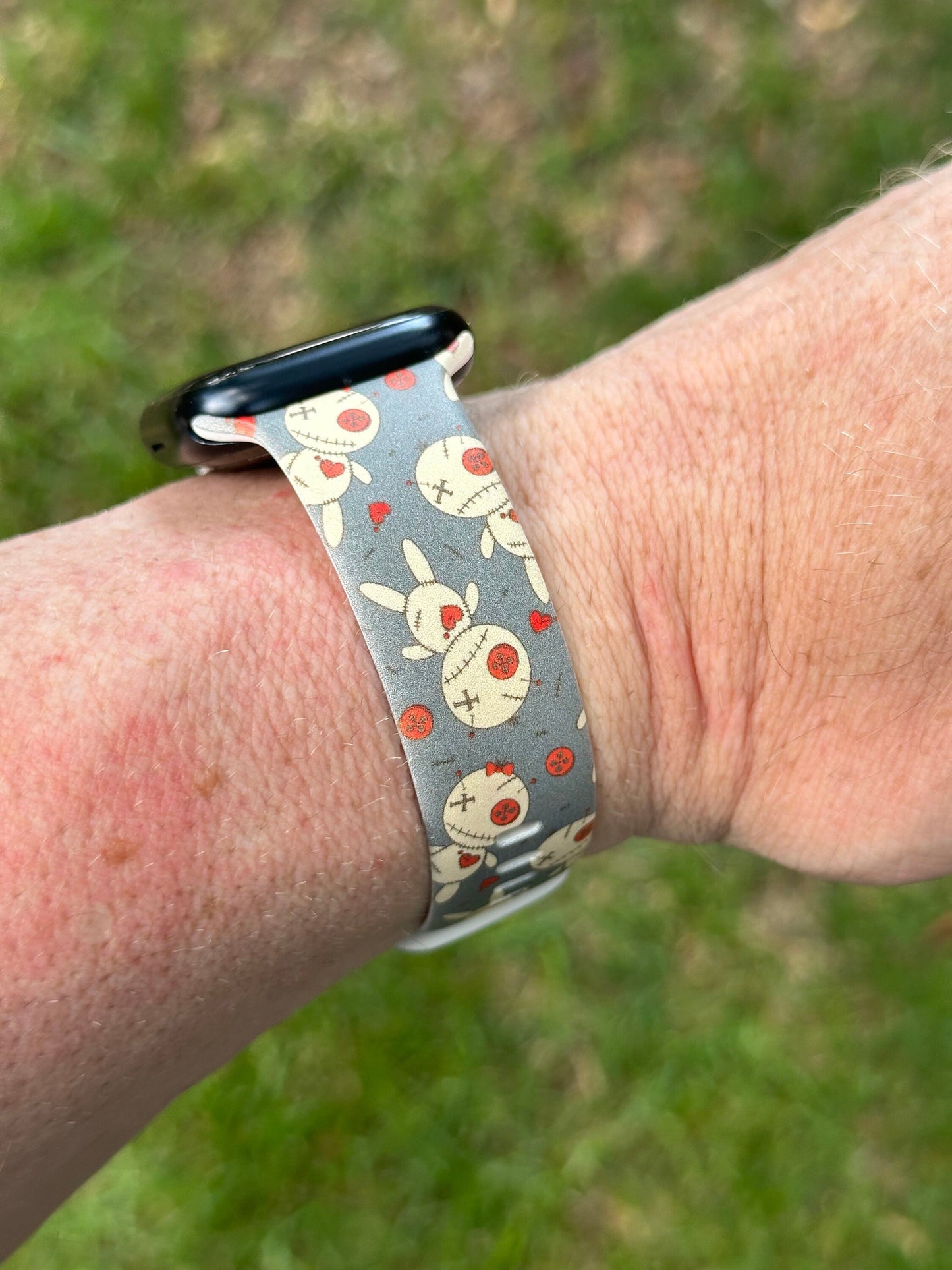 Fall halloween watch band apple watch halloween jewelry strap fitbit samsung voodoo doll 20mm 22mm 38/40/41mm, 42/44/45mm