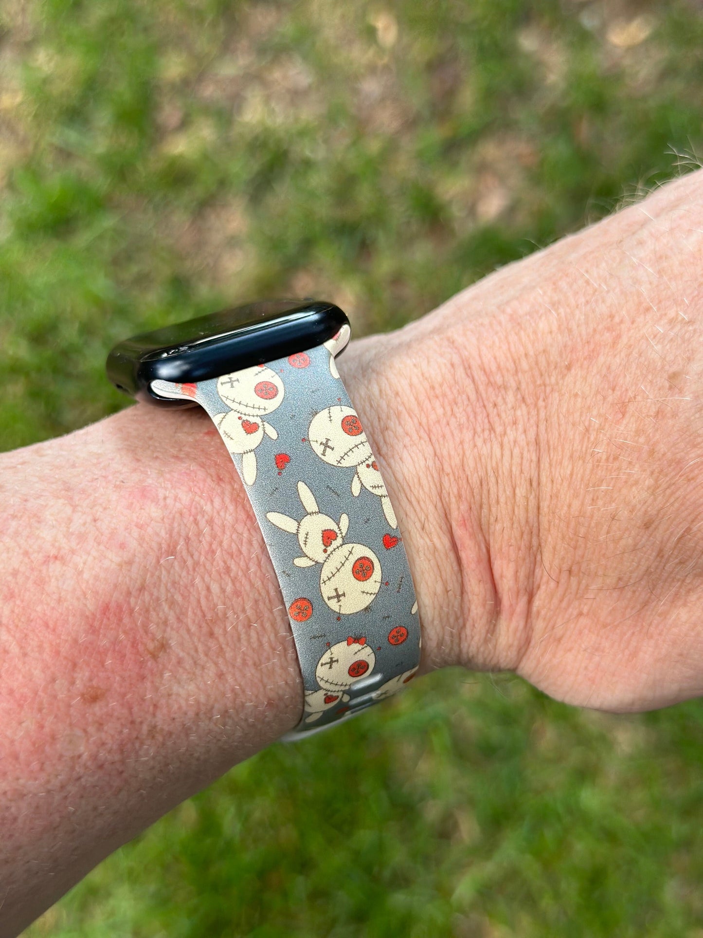 Fall halloween watch band apple watch halloween jewelry strap fitbit samsung voodoo doll 20mm 22mm 38/40/41mm, 42/44/45mm