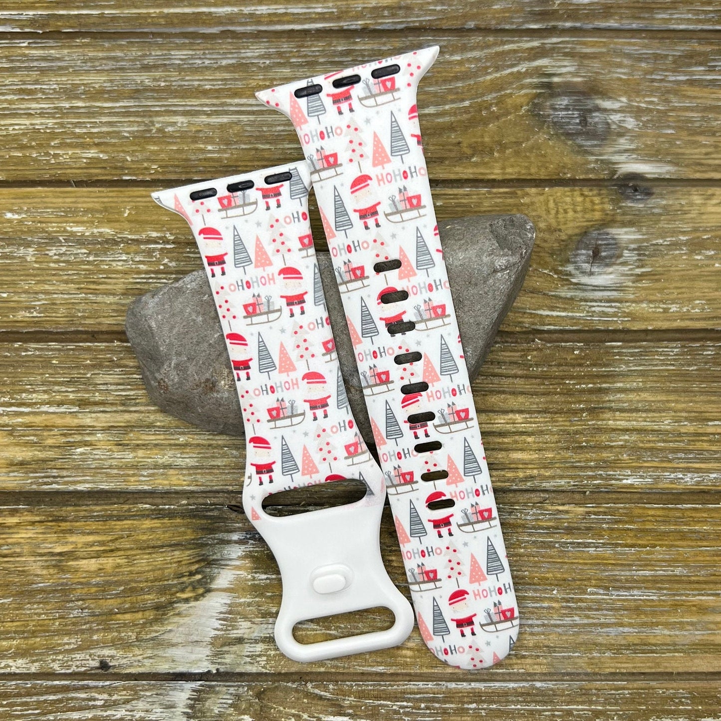 Holiday Santa Watch Band compatible with Apple Watch 38mm 40mm 41mm 42mm 44mm 45mm Spooky band