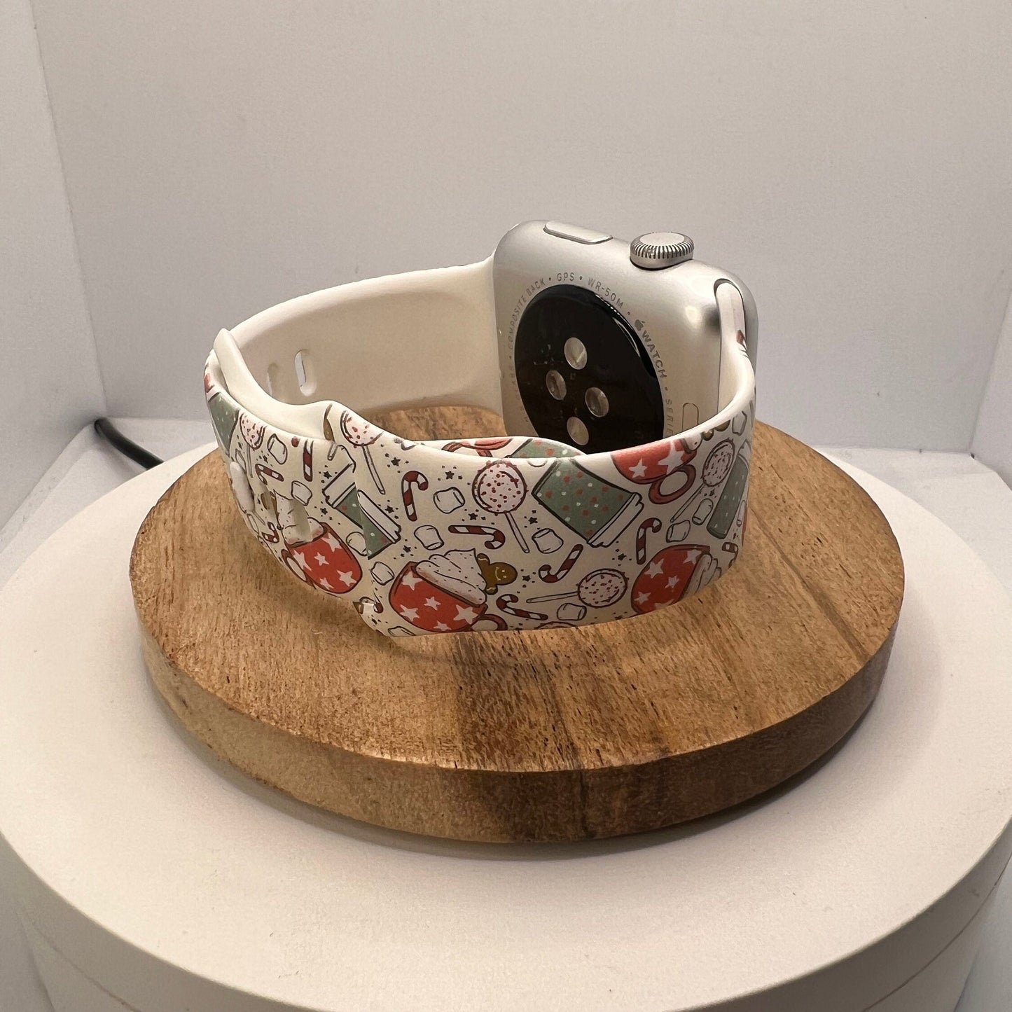 Holiday watch band compatible with apple watch coffee cream 38mm 40mm 41mm 42mm 44mm 45mm