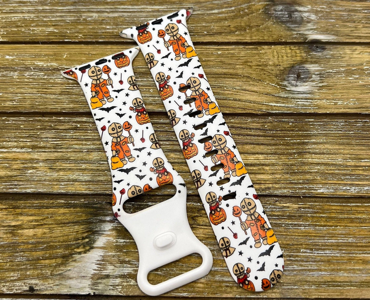 Halloween Autumn Fall watch band for apple |  halloween watch band tpu silicone 38mm 40mm 41mm 42mm 44mm 45mm printed spooky band