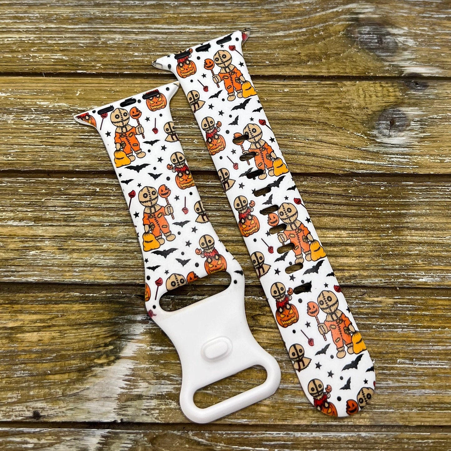 Halloween Autumn Fall watch band for apple |  halloween watch band tpu silicone 38mm 40mm 41mm 42mm 44mm 45mm printed spooky band